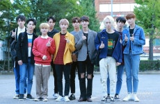 [S포토] 펜타곤, 사이사이로 쏙 (뮤직뱅크 출근길)