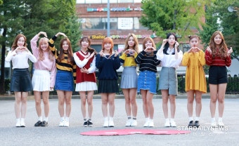[S포토] 굿데이, '굿데이 만난 날이 제일 굿데이' (뮤직뱅크 출근길)