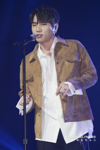 [S포토] 케이윌, '귀여운 표정' (쇼케이스)