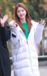 [S포토] 라붐 해인, 해인이 보조개에 반해버렸어 (더유닛 출근길)