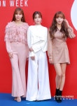 [S포토] AOA 혜정-유나-찬미, 맴순이들은 아침에도 예쁨 (2019 S/S 헤라서울패션위크)