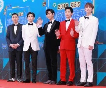 [S포토] 데이식스, '밴드 데이식스가 왔어요' (2018 KBS 가요대축제)
