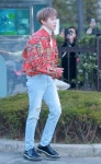[S포토] 하성운, '달리는 구름 손 내밀면 잡을 수 있고' (뮤직뱅크 출근길)