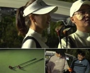 천재지골 2회차, 감나무 우드로 라떼골프 보여줘