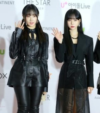 [S포토] 에스파 지젤-윈터, '빛이 나는 예쁨들' (2021 AAA)