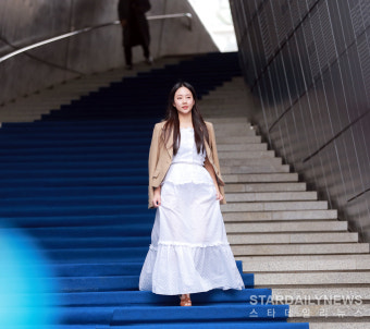 [S포토] 오영주, '와 천사가 내려오네' (2023 F/W 서울패션위크)
