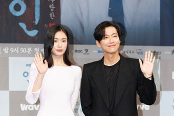 [S포토] 안은진-남궁민, '사극에서 만나요~' (연인)