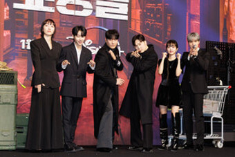 [S포토] 금해나-박지빈-조한선-서현우-김혜준-이동욱, '킬러들의 쇼핑몰 주연 배우들~' (킬러들의 쇼핑몰)