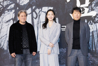 [S포토] 최문식-김고은-유해진, '파묘 주연 배우들~' (파묘)