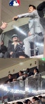 지드래곤-박찬호, MLB 서울시리즈 함께 관람