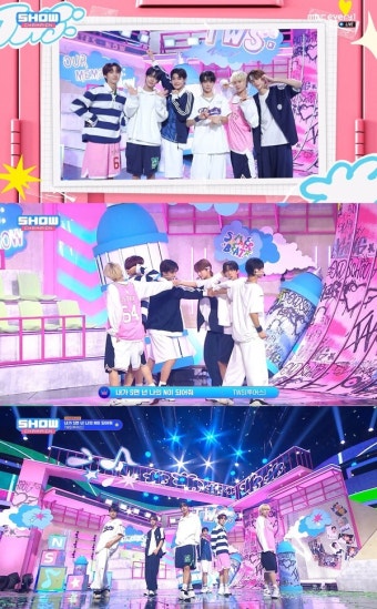 TWS, 쇼! 챔피언' 1위 차지.. 음악방송 2관왕