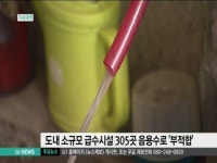 도내 소규모 급수시설 305곳 음용수 부적합