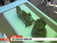 문화재청, 양양 선림원지에서 금동불상 출토