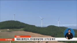 태백 매봉산풍력단지, 한국중부발전에 매각