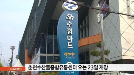 춘천수산물종합유통센터 오는 23일 개장
