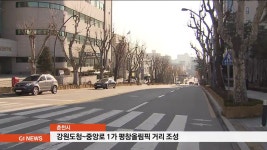 강원도청~중앙로1가 평창올림픽 홍보거리 조성