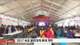 2017 속초 붉은대게 축제 개막