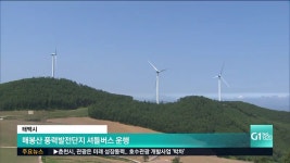 태백시, 매봉산 풍력발전단지 무료 셔틀버스 운행