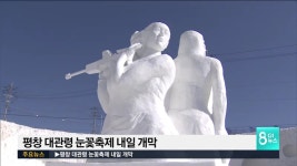 평창 대관령 눈꽃축제 내일 개막