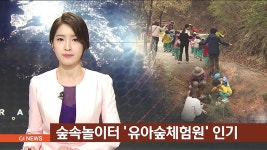 숲속놀이터 유아숲체험원 인기