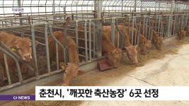 춘천시, 깨끗한 축산농장 6곳 선정