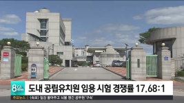 도내 공립유치원 임용 시험 경쟁률 17.68:1
