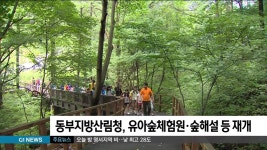 동부지방산림청, 유아숲체험원.숲해설 등 재개