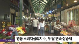 영동 소비자심리지수, 두 달 연속 상승세