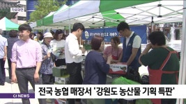 전국 농협 매장서 강원도 농산물 기획 특판