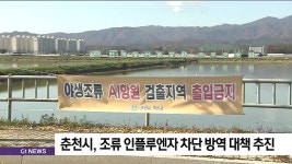 춘천시, 조류 인플루엔자 차단 방역 대책 추진