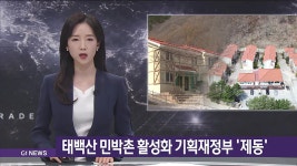 흉물된 태백산 민박촌 이러지도, 저러지도