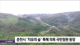춘천시 치유의 숲 특혜 의혹 국민청원 등장