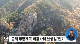 동해 무릉계곡 베틀바위 산성길 인기