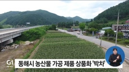 동해시 농산물 가공 제품 상품화 박차