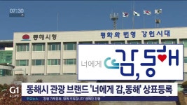 동해시 관광 브랜드 너에게 감,동해 상표등록