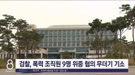 20대 폭력 조직원 9명 위증 혐의로 무더기 기소