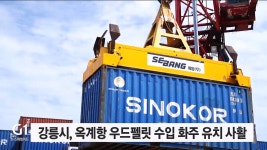 강릉시, 옥계항 우드펠릿 수입 화주 유치 사활