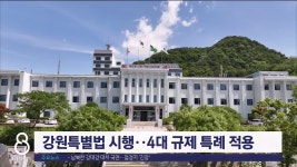 <이동.1> 특별법 시행..특자도 본격화