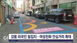 강릉 외국인 밀집지..여성친화 안심거리 확대