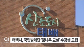 태백시, 국립발레단 꿈나무 교실 수강생 모집