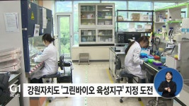강원자치도 그린바이오 육성지구 지정 도전