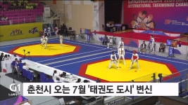 춘천시 오는 7월 태권도 도시 변신