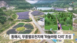 동해시, 무릉별유천지에 하늘바람 다리 조성