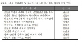 대구 박정희아카데미 제2기 성황리에 개최