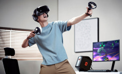 가상세계로 여행을 떠나요~...삼성전자, 혼합현실 헤드셋 출시