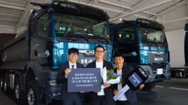 만트럭, 삼환환경에게 뉴 MAN TGS 옵티뷰 1·2호차 인도