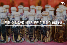 먹을 수 있겠어? 세계의 충격적인 음식 BEST 5