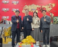 이찬형 IBK기업은행 작전역지점장,신계철 에스에스 오트론 대표와 현장 금융 협력 논의