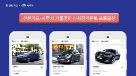 신한카드·차투차, 인기 차종 대상 신차 장기렌트카 특가 프로모션