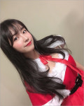 크리스마스 이브의 변신 안지현, 설현 닮은꼴 치어리더...미녀 산타로 방점을 찍다.